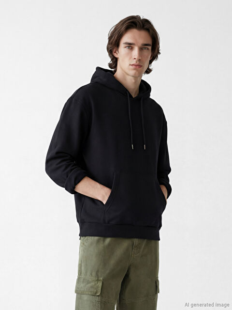 XSIDE هودي رجالي بجيب كنغر - S6MK41Z8-CVL