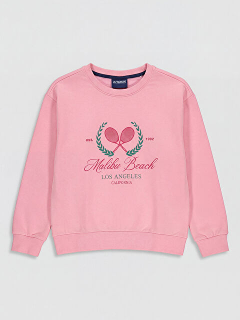 LCW Kids Girl PINK Sweatshirt - S6ML30Z4-14N