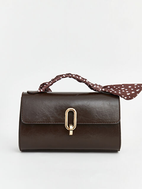 LCW ACCESSORIES Deri Görünümlü Fularlı Kadın Omuz Çantası - S6ML62Z8-HKQ