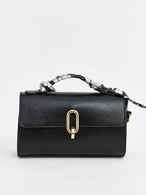 LCW ACCESSORIES Deri Görünümlü Fularlı Kadın Omuz Çantası - S6ML62Z8-RQL