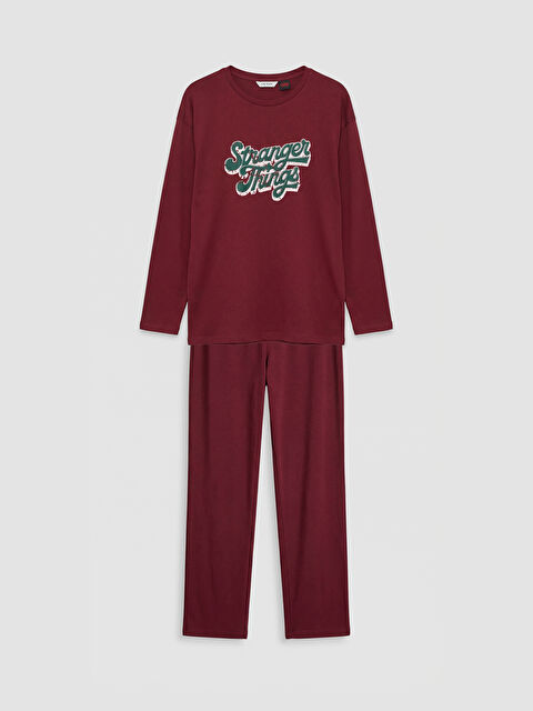 LCW Young Stranger Things Baskılı Kadın Pijama Takım - S6ML74Z8-HMS
