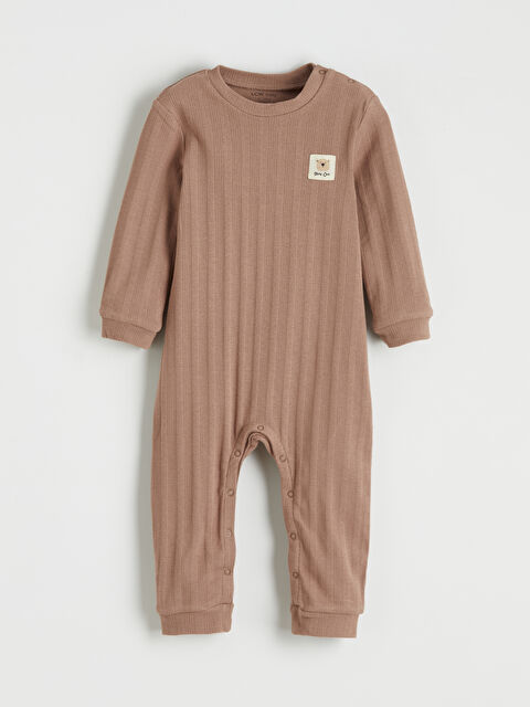 LCW baby Bisiklet Yaka Erkek Bebek Tulum - S6ML97Z1-GVW