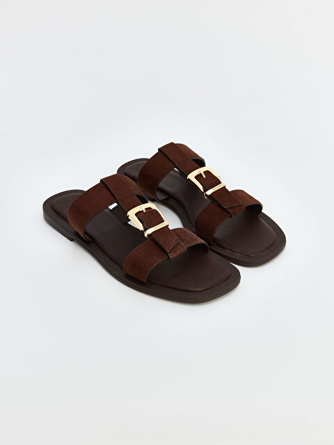 LCW STEPS Süet Görünümlü Kadın Terlik