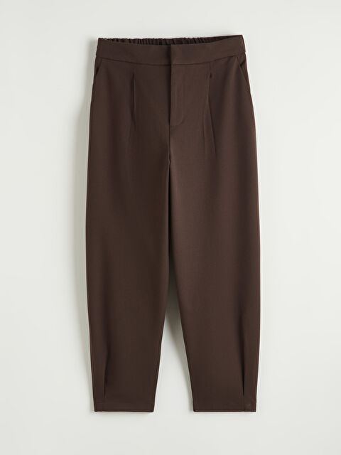 LCW Modest Beli Lastikli Kadın Pileli Kumaş Pantolon - S6MM97Z8-DJ7