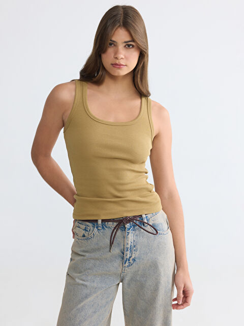 LCWAIKIKI Basic U Yaka Kadın Atlet