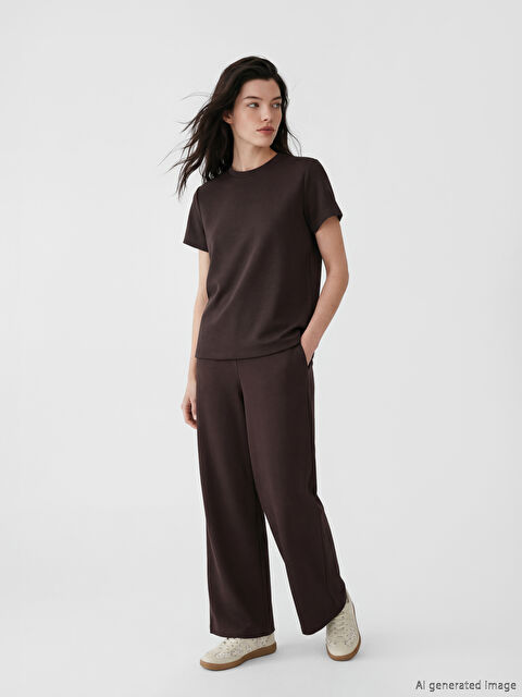 LCW Comfort Beli Lastikli Kadın Pantolon	