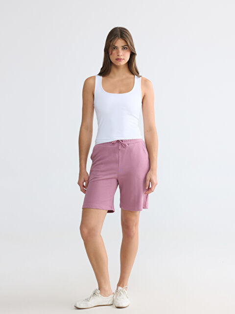 LCW EVERYDAY Beli Lastikli Kadın Şort
