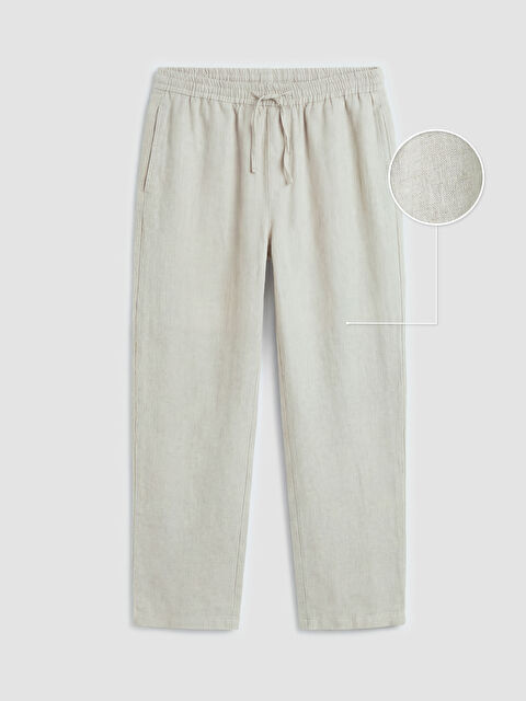 LCW Vision Regular Fit %100 Keten Erkek Pantolon