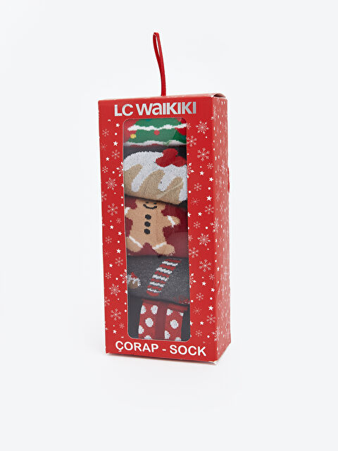 LCW DREAM Yılbaşı Temalı Kadın Soket Çorap  5'li - S6MO33Z8-J4N