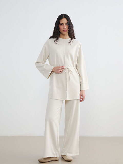 LCW Modest Beli Lastikli Soft Touch Kadın Eşofman Altı - S6MO53Z8-FEJ