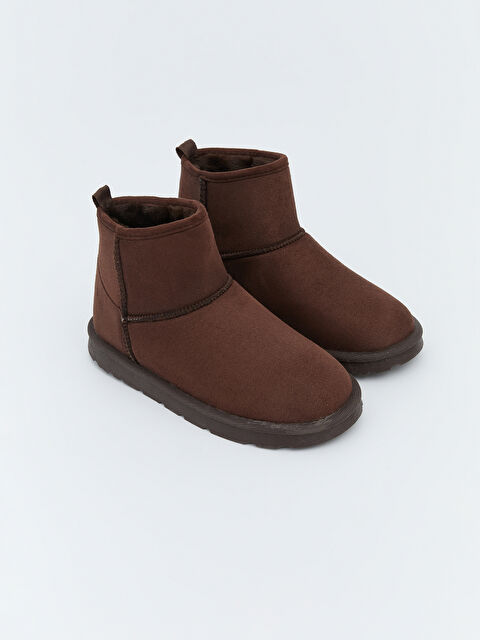 LCW STEPS Süet Görünümlü Pelüş Astarlı Kız Çocuk Bot - S6MO55Z4-ZUP