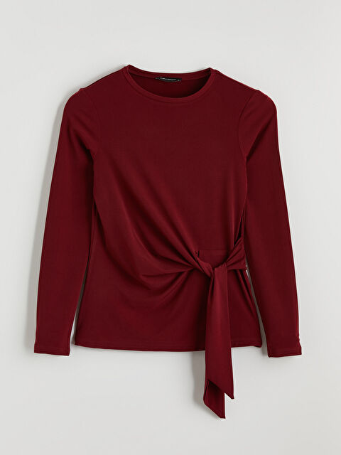 LCWAIKIKI Classic Bisiklet Yaka Bağlama Detaylı Kadın Body - S6MO86Z8-HJE