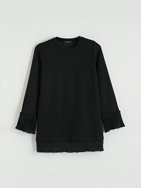 LCWAIKIKI Classic Bisiklet Yaka Soft Touch Kadın Tunik - S6MO90Z8-CVL