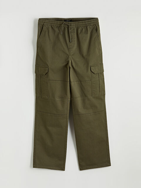 XSIDE Rahat Kalıp Gabardin Erkek Kargo Pantolon - S6MP10Z8-HCZ