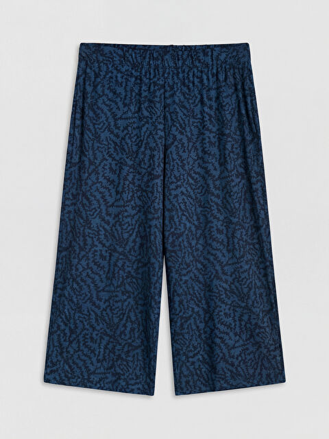 LCW Grace Beli Lastikli Desenli Kadın Kapri