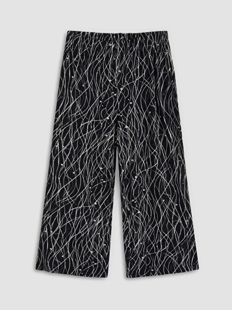 LCW Grace Beli Lastikli Desenli Kadın Kapri