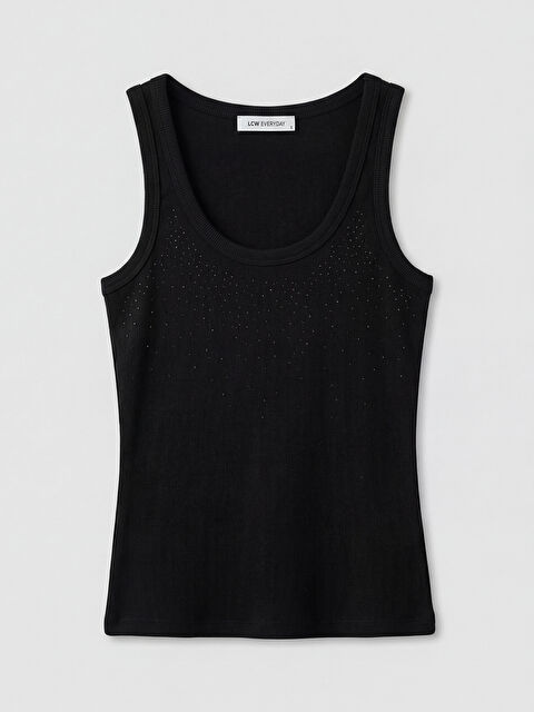 LCW EVERYDAY U Yaka Taşlı Kadın Atlet - S6MP94Z8-CVL