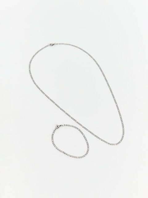 LCW ACCESSORIES Erkek Zincir Kolye ve Bileklik Seti - S6MQ71Z8-ZY1