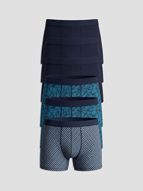 LC WAIKIKI Standart Kalıp Pamuklu Erkek Boxer 7'li - S6MR09Z8-LQJ