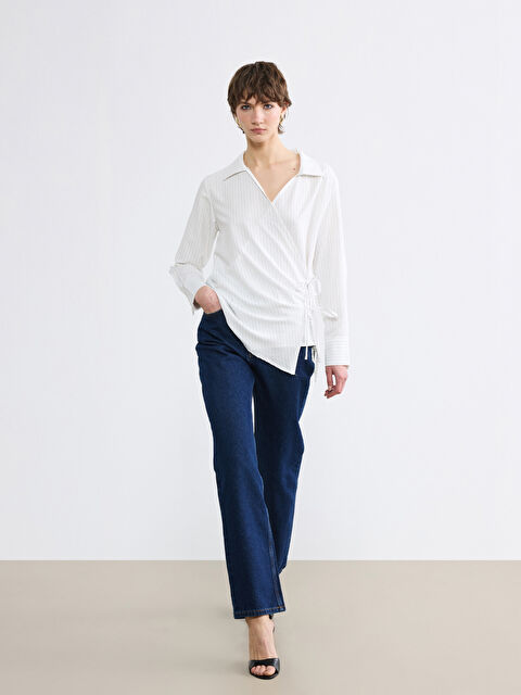 Soulife Straight Fit Kadın Jean Pantolon - S6MR50Z8-CRP