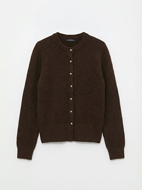 LCW Vision Bisiklet Yaka Kadın Triko Hırka - S6MR60Z8-R39