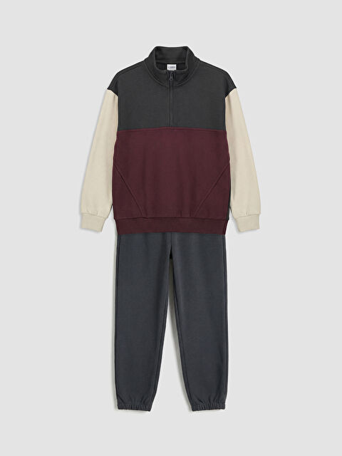 LCW Kids Erkek Çocuk Sweatshirt ve Eşofman Altı 2'li	 - S6MS28Z1-R4Q