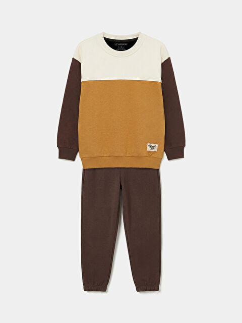 LCW baby  Bisiklet Yaka Erkek Çocuk Sweatshirt Ve Eşofman Altı - S6MS32Z1-QVK