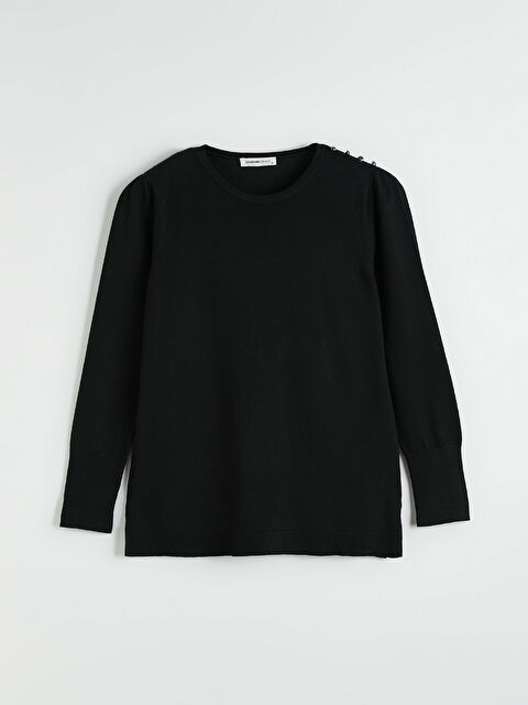 LCW Grace Bisiklet Yaka Kadın Triko Kazak - S6MS51Z8-CVL