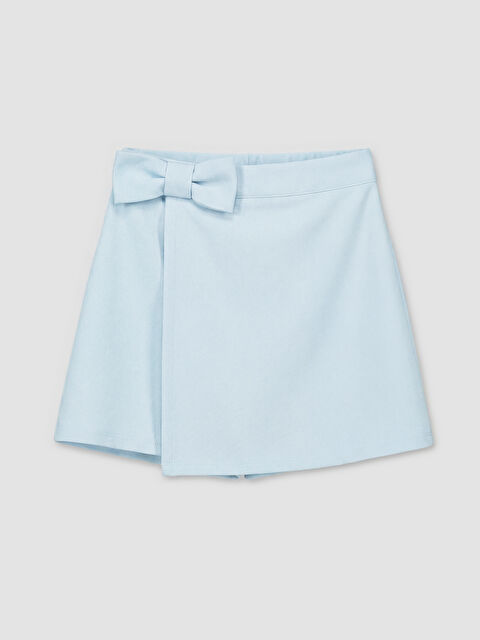 LCW Kids Kız Çocuk Fiyonk Detaylı Şort Etek - S6MT13Z4-QYD