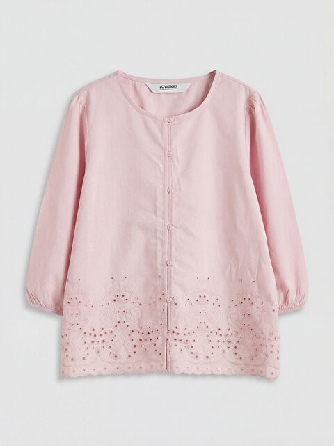 LCW Kids Fisto Detaylı Kız Çocuk Gömlek - S6MT29Z4-G2L