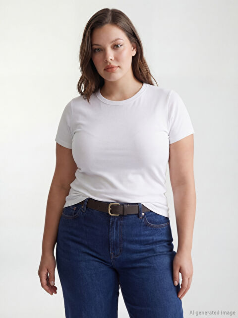 LCW EVERYDAY Bisiklet Yaka Kadın Tişört