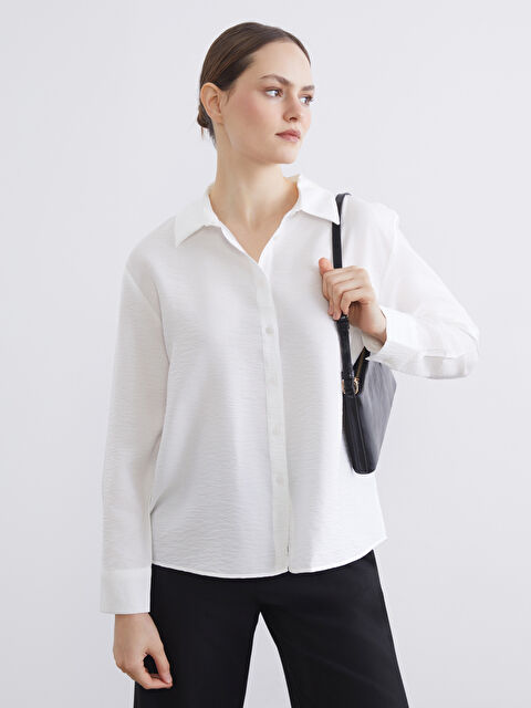 LCWAIKIKI Classic Loose Fit Kadın Gömlek - S6MU05Z8-R9J