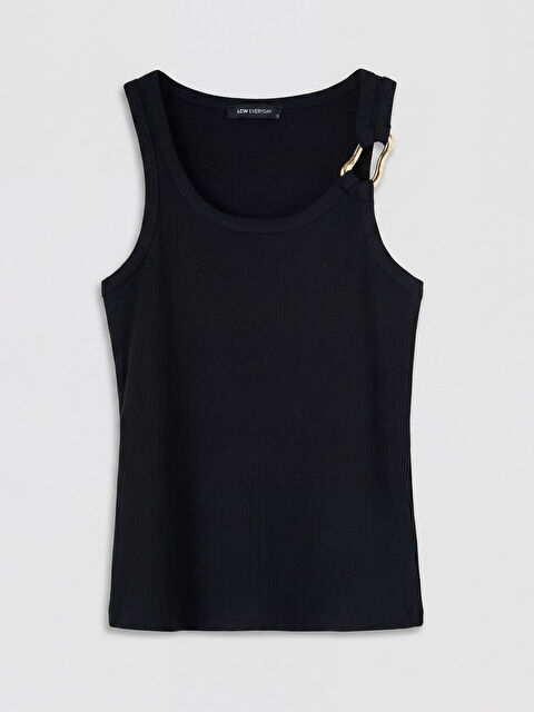 LCW EVERYDAY U Yaka Metal Aplikeli Kadın Atlet