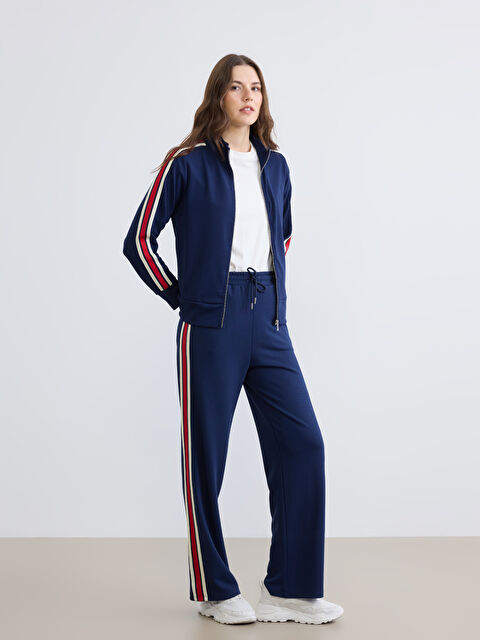 LCWAIKIKI Classic Beli Lastikli Soft Touch Kadın Eşofman Altı - S6MU65Z8-K7T