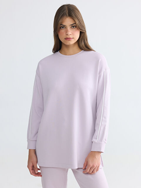 LCW EVERYDAY Bisiklet Yaka Soft Touch Kadın Sweatshirt