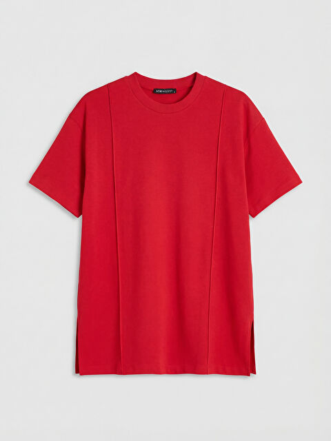 LCW Modest Bisiklet Yaka Kadın Tişört - S6MV11Z8-HJY