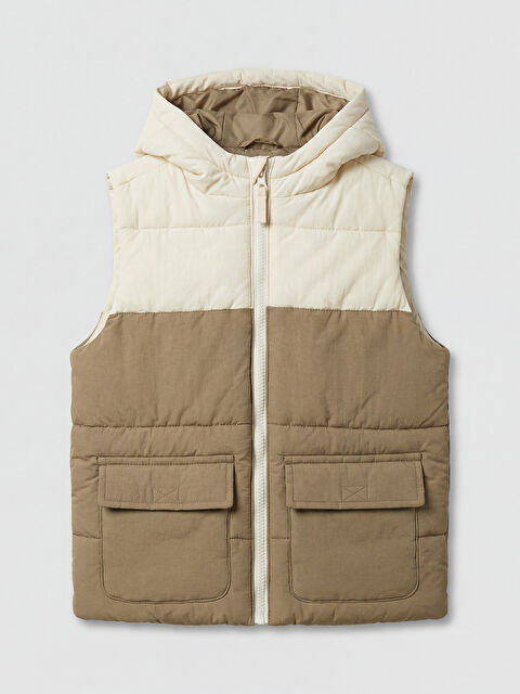 LCW Kids Erkek Çocuk Kapüşonlu Yelek - S6MV39Z1-QVK