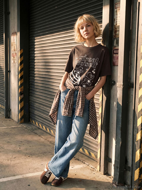 LCW Kids Crew Neck Care Bears Printed Girls' T-Shirt - S6MV62Z4-HSK