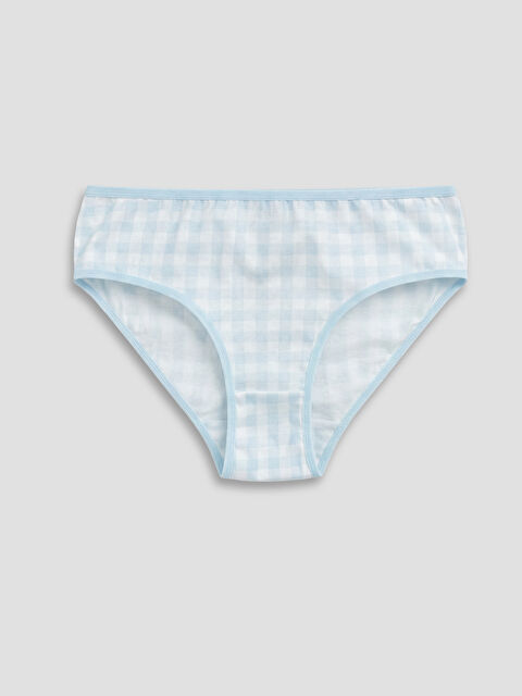 LCW Kids Ekose Kız Çocuk Külot