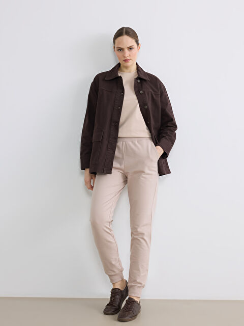 LCW ECO Beli Lastikli Kadın Jogger Eşofman Altı - S6N053Z8-2ZA