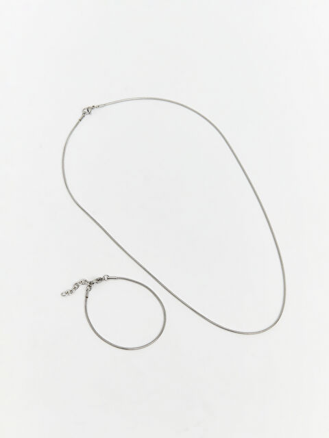 LCW ACCESSORIES Erkek Zincir Bileklik ve Kolye - S6N068Z8-ZY1