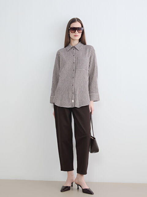 LCW Modest Barrel Fit Kadın Jean Pantolon - S6N150Z8-HDB