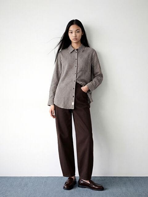 LCW Modest Barrel Fit Kadın Jean Pantolon - S6N150Z8-HDB