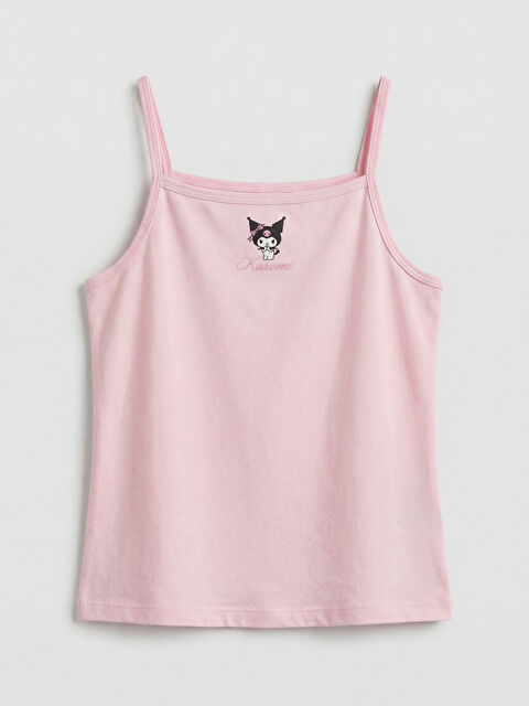 LCW Kids İp Askılı Kuromi Baskılı Kız Çocuk Atlet