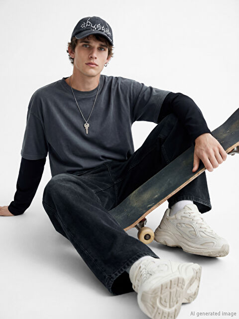 LCW Jeans Wideleg Erkek Jean Pantolon - S6N195Z8-326