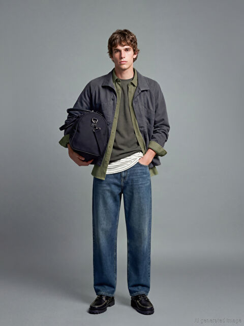 LCW Jeans Loose Fit Erkek Jean Pantolon - S6N200Z8-H45