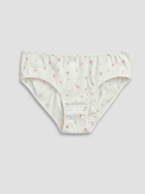 LCW Kids Çiçek Desenli Kız Çocuk Külot - S6N219Z4-LRA