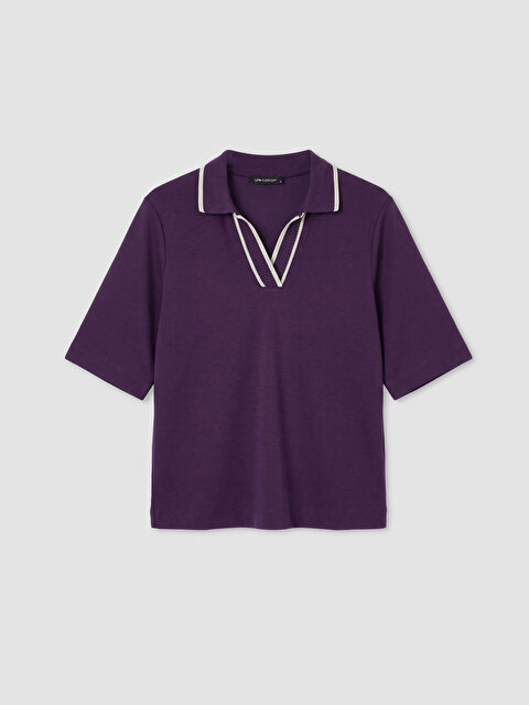 LCW EVERYDAY Polo Yaka Soft Touch Kadın Tişört