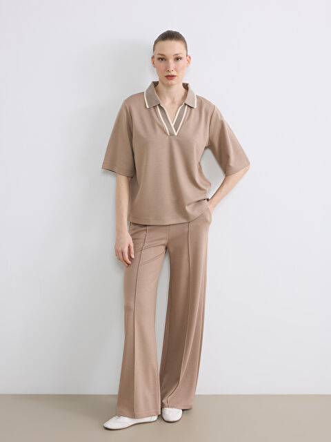 LCWAIKIKI Classic Beli Lastikli Soft Touch Kadın Eşofman Altı - S6N296Z8-GUH