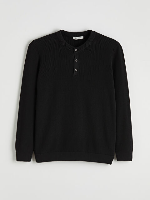 LCW Vision Bisiklet Yaka Erkek Triko Kazak - S6N332Z8-CVL